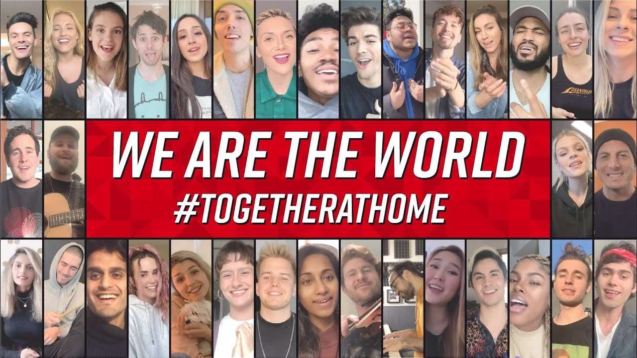 We Are the World 2020 Together At Home Edition featuring artists performing remotely